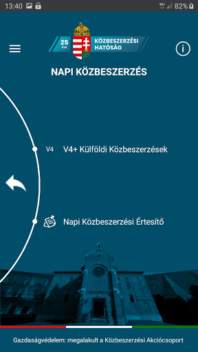 NAPI KÖZBESZERZÉS Screen 2