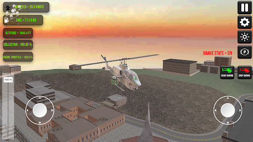 City Helicopter Simulator Screen 3