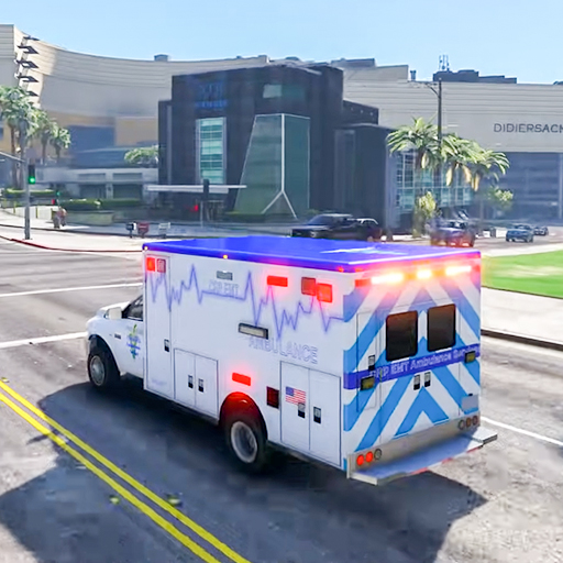 US Emergency Ambulance Game 3D