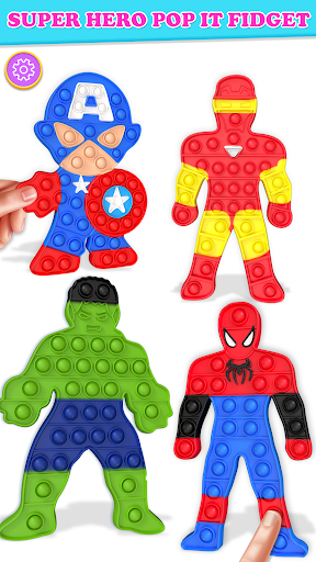 Pop it Fidget Toys Puppet Game
