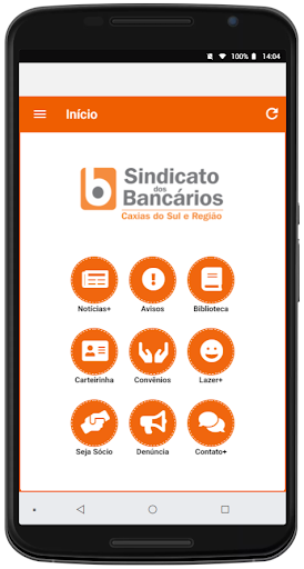 Android application SIND BANCÁRIOS CAXIAS DO SUL screenshort