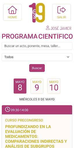 19 CONGRESO SAFH Screen 3