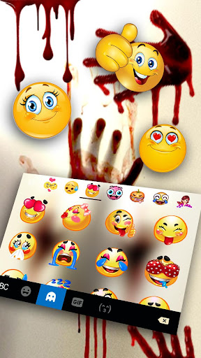 Horror Bloody Hands Keyboard T Screen 3