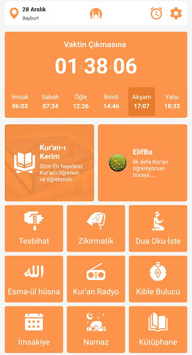 Android application Namaz Vakti Pro: Ezan, Kuran screenshort