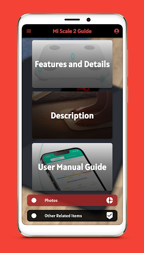 Android application Mi Scale 2 Guide screenshort