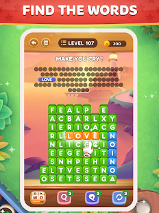 Word Tower - екранна снимка на първокласен пъзел