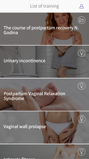 Android application Callibri BeFit screenshort