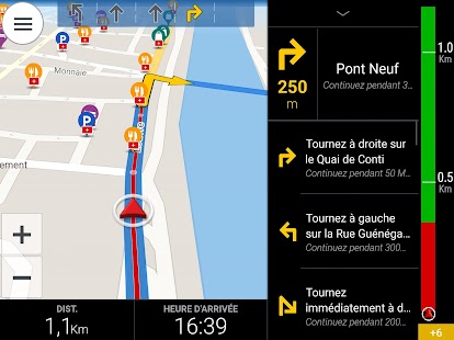 CoPilot GPS - Navigation et Infos Trafic Capture d'écran