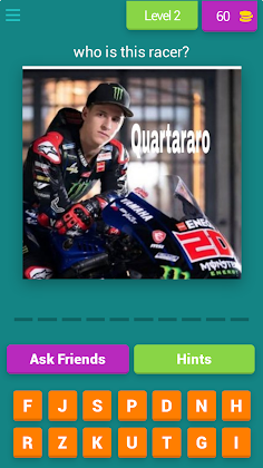 name of Moto GP racer - Screenshot 3