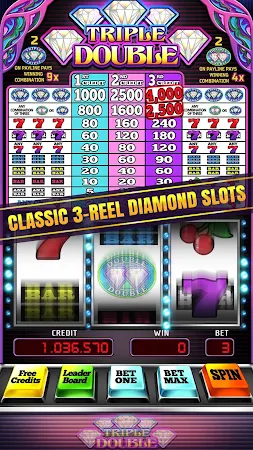 Game screenshot Triple Double Diamond Slots mod apk
