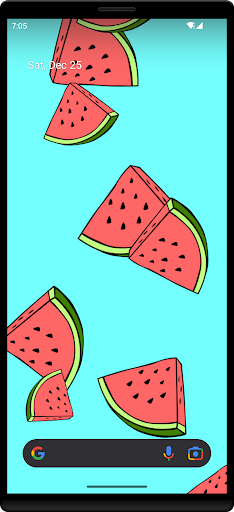 Watermelons Live Wallpaper Screen 2