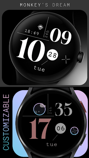 Battery 9 minimal watch face Screenshot 2 - AppWisp.com