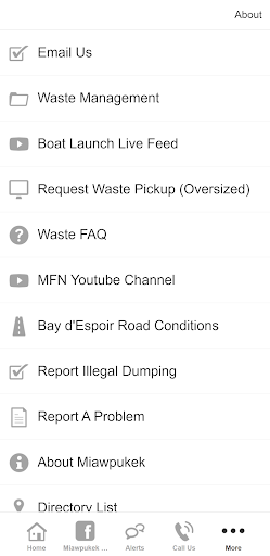 Miawpukek Mobile App Screen 3