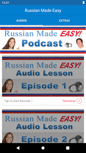 Android application Russian Made Easy screenshort