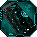 Cover Image of डाउनलोड Circuit Launcher 4 -2020 - Futuristic launcher UI 11.0 APK