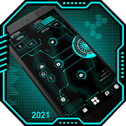 Circuit Launcher 4 -2020 - Futuristic launcher UI  Icon