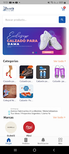 Android application Daniel's Zapateria screenshort