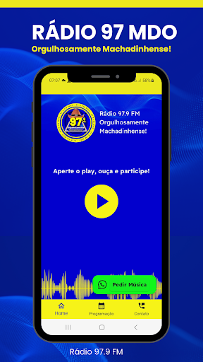 Android application Rádio 97,9 MDO screenshort