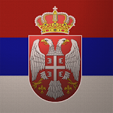 3D Serbian Flag icon