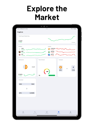 Screenshot of Coin Portfolio: Crypto Tracker