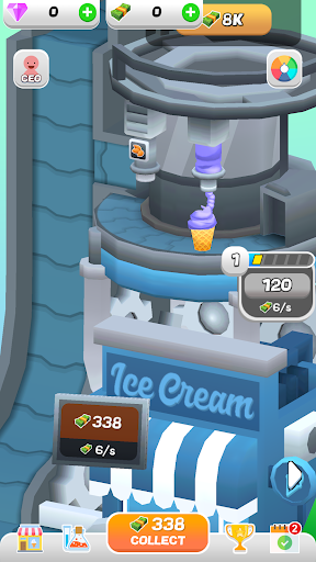 Android application Idle Ice Cream Workshop screenshort
