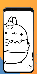 Molang Coloring Pages App