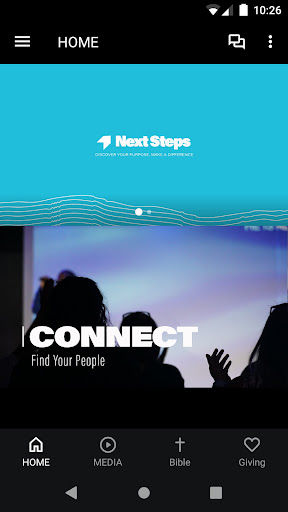 Android application Axios Church screenshort