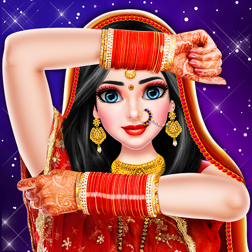 Indian Wedding Stylist Girl logo