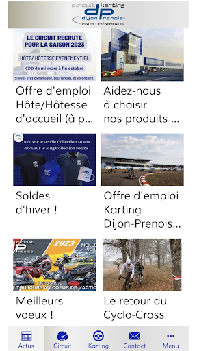 Android application Dijon-Prenois screenshort