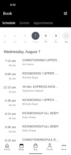 KEEN FITNESS Screen 2