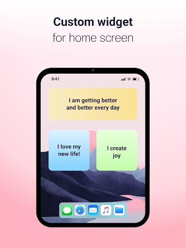 Screenshot of Daily Affirmations・Positive Me