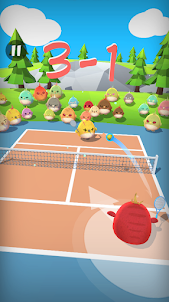 Cute Birds Tennis