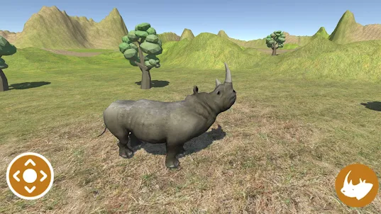 Rhinoceros Animal Jungle Game