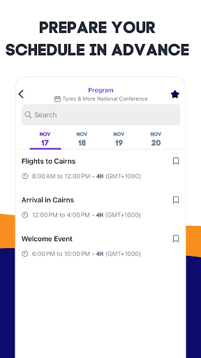 Tyres & More - Event App Screen 3