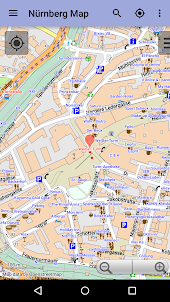 Nuremberg City Map Lite