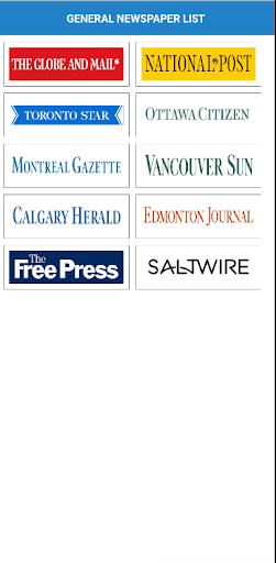 Canada News | All Newspaper Screen 2