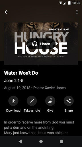Screenshot of Transformation Church Miami