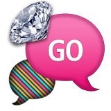 GO SMS - Diamond Rainbows icon