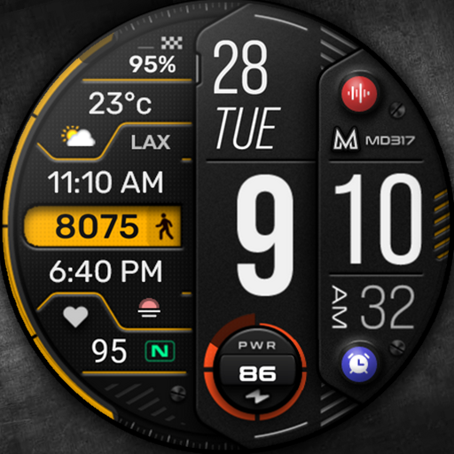 MD317 Digital Watch Face logo
