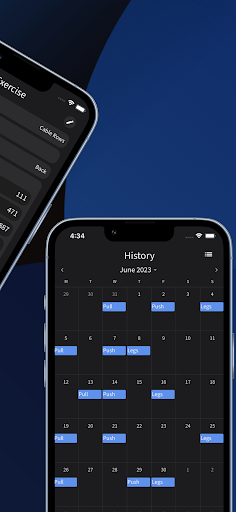 Streak - Gym Log Screen 3