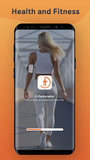 Android application E-Pedometer: Step Tracker screenshort