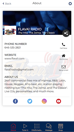 Flava1 Radio Screen 2