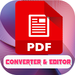 Cover Image of ดาวน์โหลด iQ Pdf Converter & Editor  APK