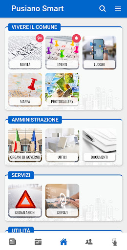 Android application Pusiano Smart screenshort