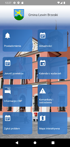 Android application Gmina Lewin Brzeski screenshort