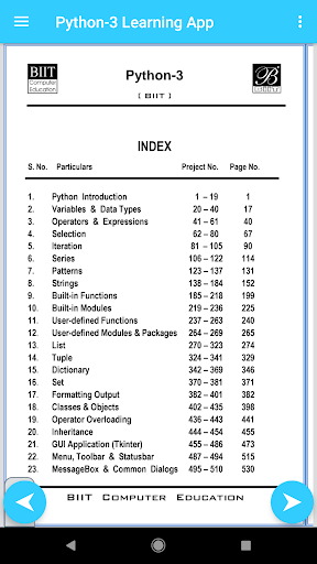 Python-3 Training App-600Prg Screen 3