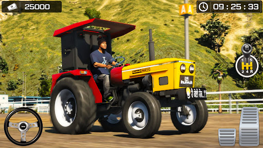 Farm Tractor Parking 3D Sim apkpoly screenshots 3