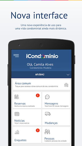 Android application iCondominio screenshort