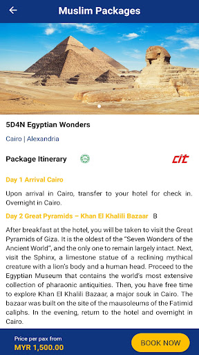 Pick A Trip: Holiday planner Screen 2