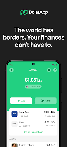 Android application DolarApp screenshort